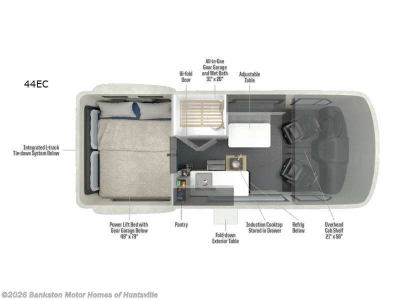 2027 Winnebago Revel 44EC - New Class B For Sale by Bankston Motor Homes of Huntsville in Huntsville, Alabama