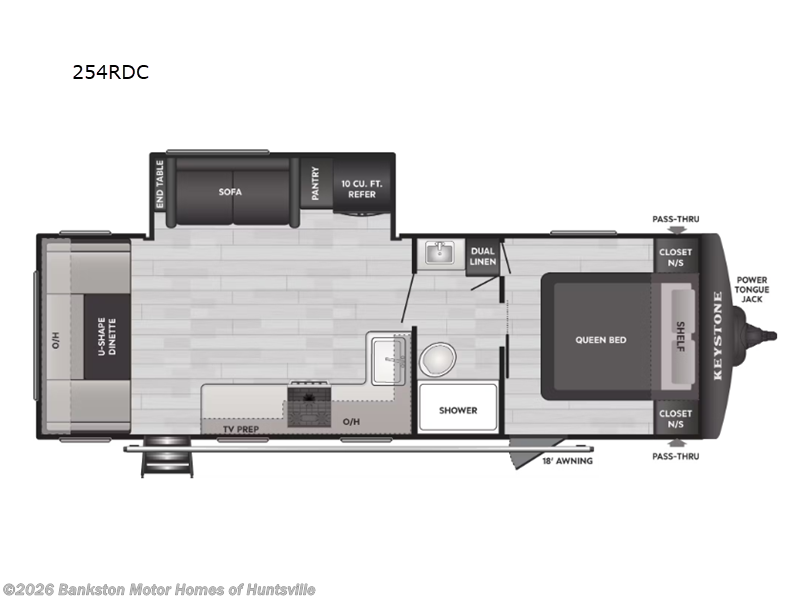 2026 Keystone Springdale Classic 254RDC - New Travel Trailer For Sale by Bankston Motor Homes of Huntsville in Huntsville, Alabama features Slideout