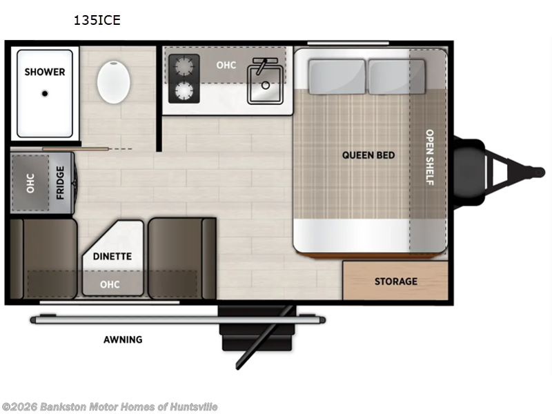 2027 Forest River Wildwood FSX 135ICE - New Travel Trailer For Sale by Bankston Motor Homes of Huntsville in Huntsville, Alabama