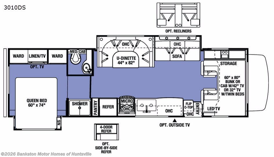 2017 Forest River Sunseeker 3010DS Ford - Used Class C For Sale by Bankston Motor Homes of Huntsville in Huntsville, Alabama features Slideout