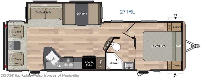2017 Keystone Springdale 271RL - Used Travel Trailer For Sale by Bankston Motor Homes of Huntsville in Huntsville, Alabama features Slideout