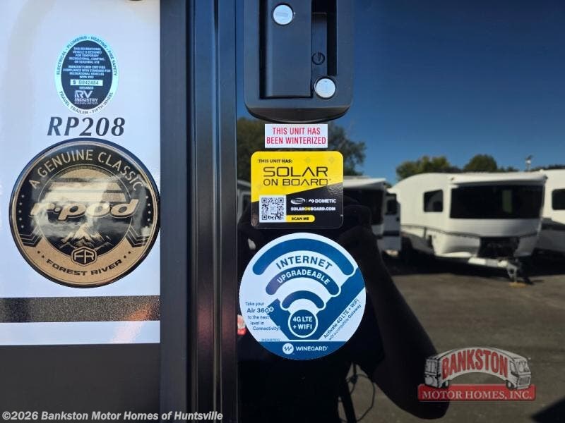 New 2027 Forest River R Pod RP-208 available in Huntsville, Alabama