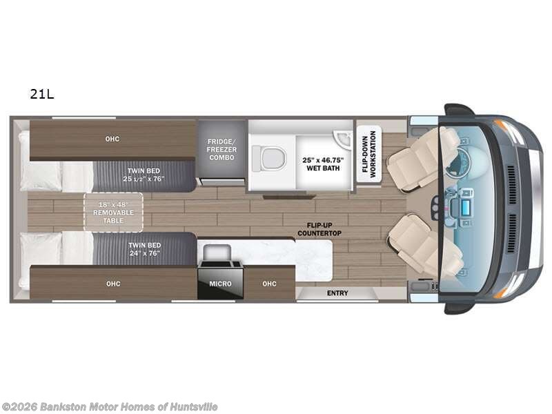 2027 Entegra Coach Expanse 21L - New Class B For Sale by Bankston Motor Homes of Huntsville in Huntsville, Alabama