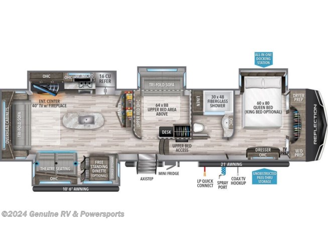 2023 Grand Design Reflection 367BHS - New Fifth Wheel For Sale by Genuine RV & Powersports in Texarkana, Texas