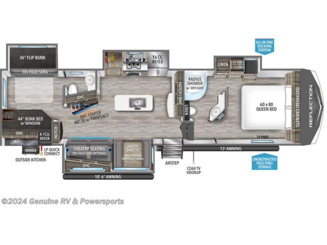 2023 Grand Design Reflection 311BHS - New Fifth Wheel For Sale by Genuine RV & Powersports in Idabel, Oklahoma