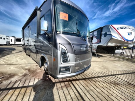 &lt;p&gt;Travel the open road in style in this Vista 31B by Winnebago! This Class A motorhome is just what you have been searching for.&lt;/p&gt;
&lt;p&gt;Step inside and you will see the StudioLoft bed above the captain chairs for nights when you have additional guests. You&#39;ll love all the space and comfort of the front cabin.&lt;/p&gt;
&lt;p&gt;Kick your feet up and relax on the leather sofa that sits beside the entry door. From here you can watch the LED TV that is mounted above your booth dinette, on the opposite side of the motorhome. The booth dinette can also be made into an additional bed!&lt;/p&gt;
&lt;p&gt;Up next you can whip up a home cooked meal anywhere thanks to the fully equipped kitchen! There is an overhead microwave above the three burner stove, double sink, and refrigerator. Let&#39;s not forget all the storage space thanks to the cabinets and drawers! You&#39;ll even love the pantry that is beside the refrigerator.&lt;/p&gt;
&lt;p&gt;Beside the refrigerator is the bathroom that has two entry points, one from the hallway and the other from the bedroom. The neo-angle shower gives you plenty of space to wash and rinse, there is a medicine cabinet, toilet, and sink.&lt;/p&gt;
&lt;p&gt;Going down the hallway you will see the bunk beds on the right. The top bunk folds up or can be left down, both bunks have separate DVD players so the kids can relax in their own space.&lt;/p&gt;
&lt;p&gt;The very rear of the camper is the master bedroom. There is a Queen bed that you are sure to get a good nights sleep on or where you can lay down and watch the TV that is mounted on the opposite wall. Storage space won&#39;t be a problem thanks to the large wardrobe closet!&lt;/p&gt;
&lt;p&gt;The features don&#39;t stop inside! Come outside and you will see the outside kitchen and exterior TV!&lt;/p&gt;
&lt;p&gt;This gorgeous Class A motorhome is sure to go quick so call or come in today!&lt;/p&gt;