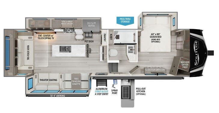 2025 Grand Design Solitude 310GK - New Fifth Wheel For Sale by McClain's RV Rockwall in Rockwall, Texas
