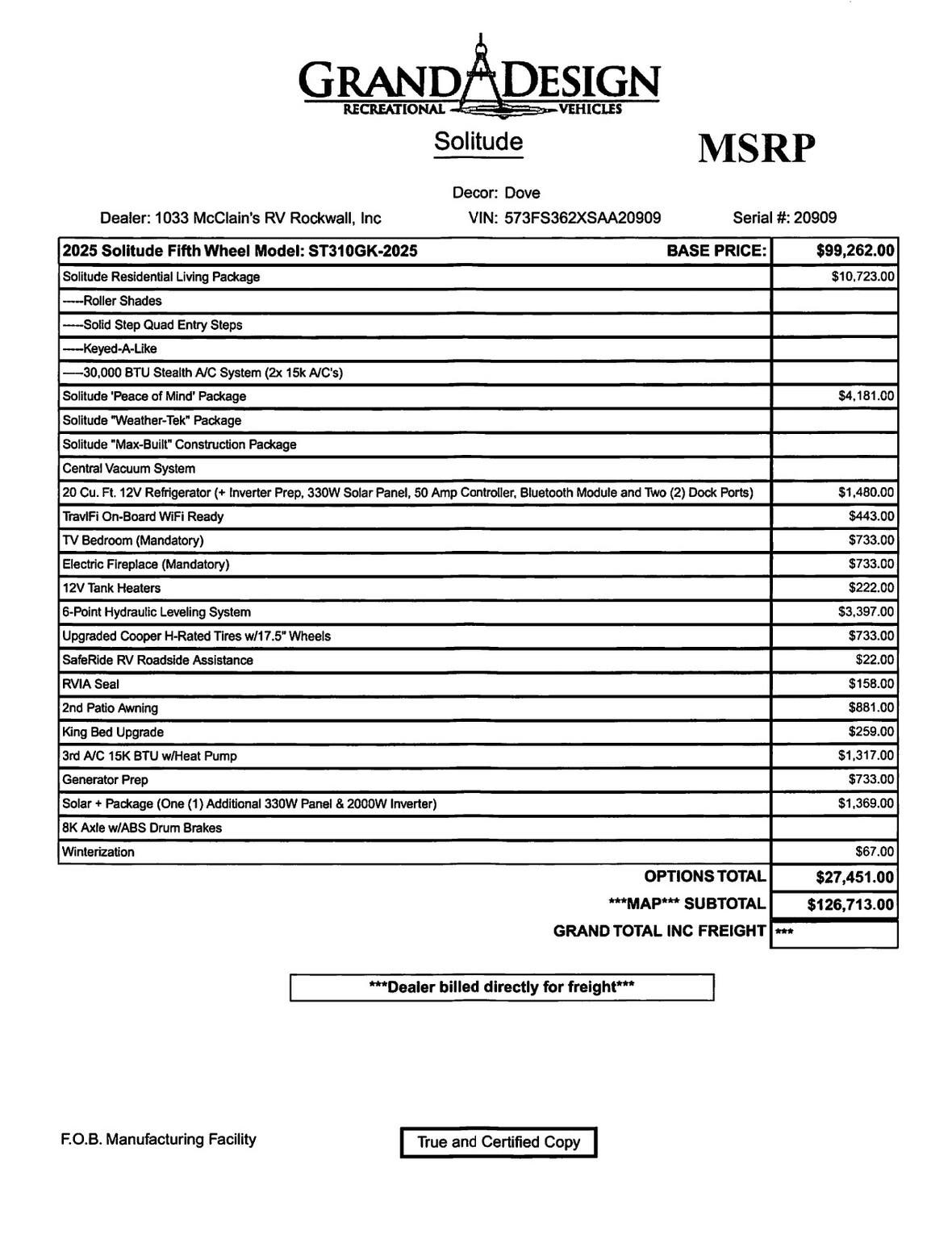 2025 Solitude 310GK by Grand Design from McClain's RV Rockwall in Rockwall, Texas