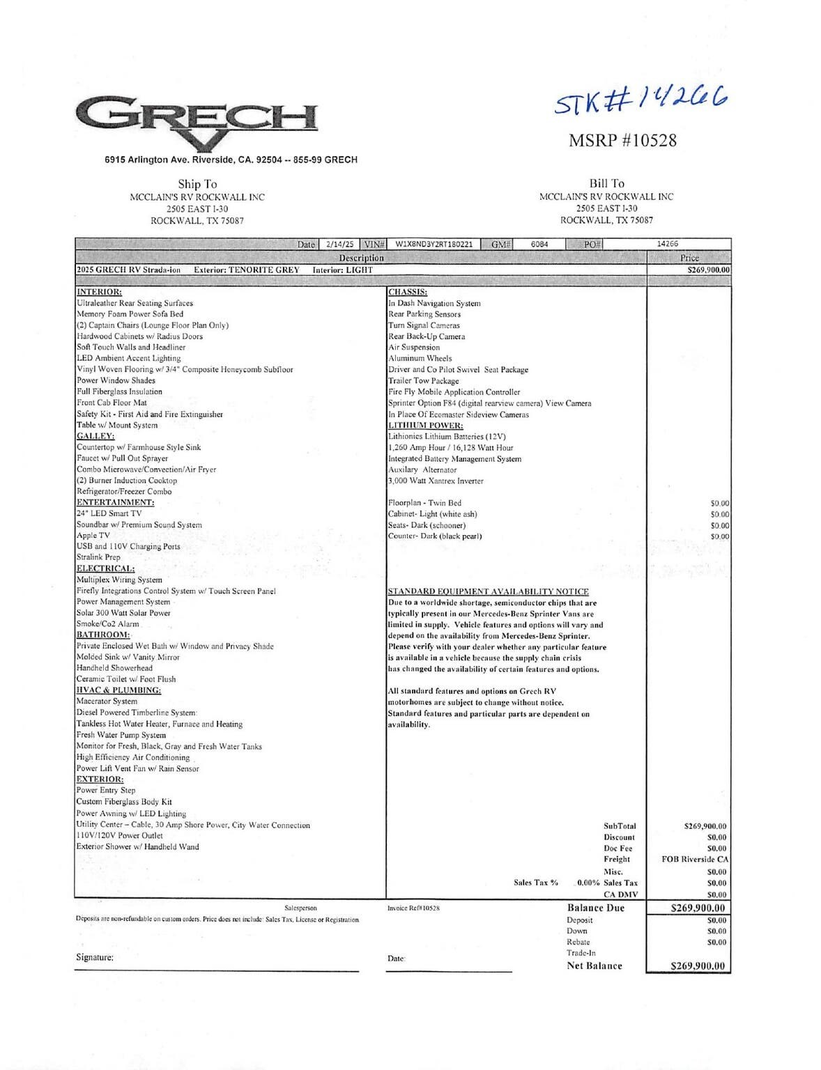 2025 Strada TWIN-ION by Grech RV from McClain's RV Rockwall in Rockwall, Texas