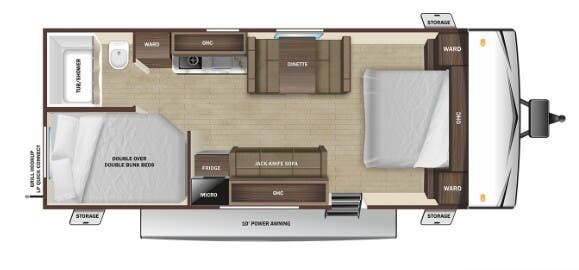 2025 Highland Ridge Open Range CONV COLT 231BH - New Travel Trailer For Sale by McClain's RV Rockwall in Rockwall, Texas