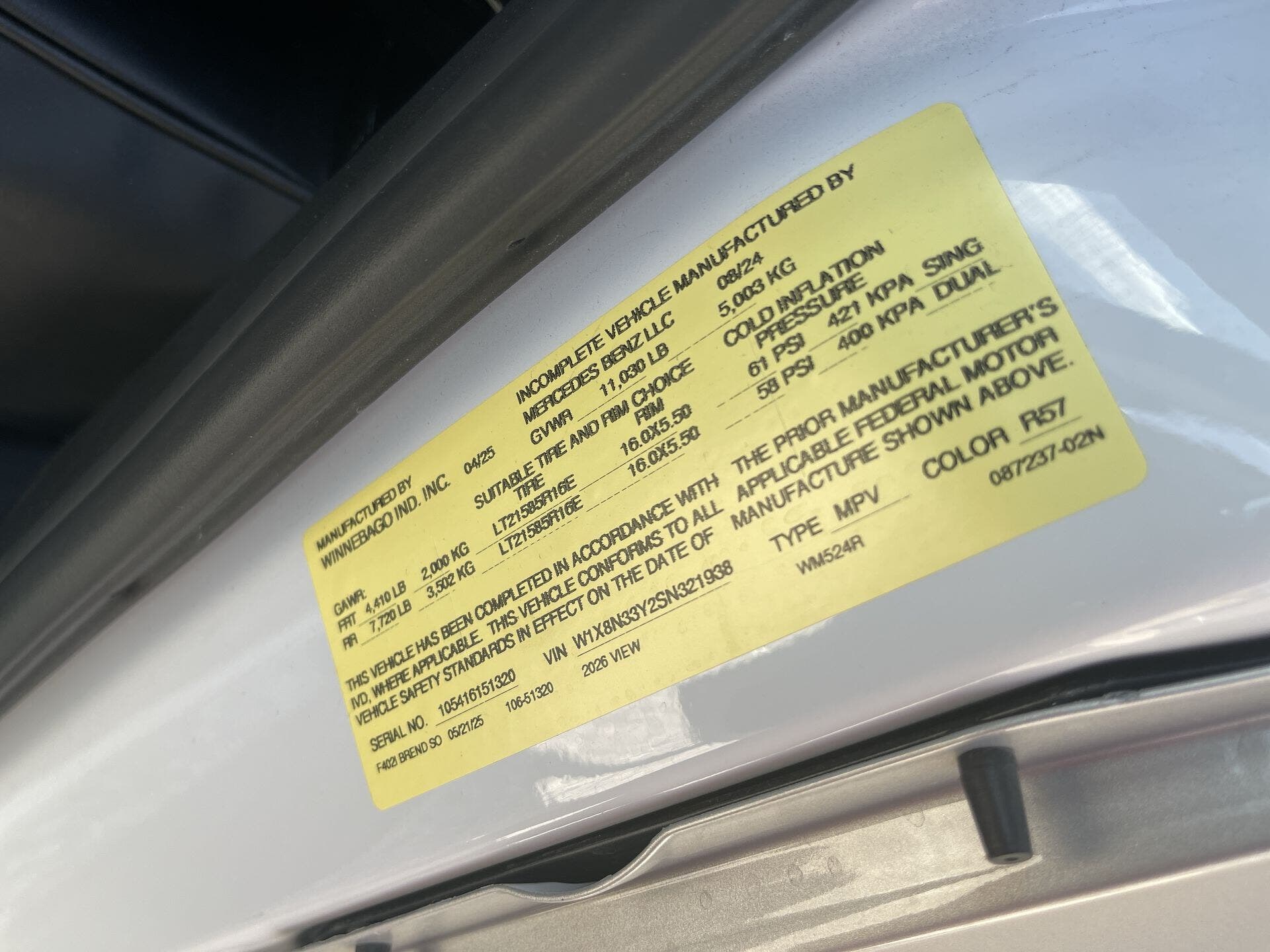 2025 Mercedes Benz Sprinter 3500 photo 28