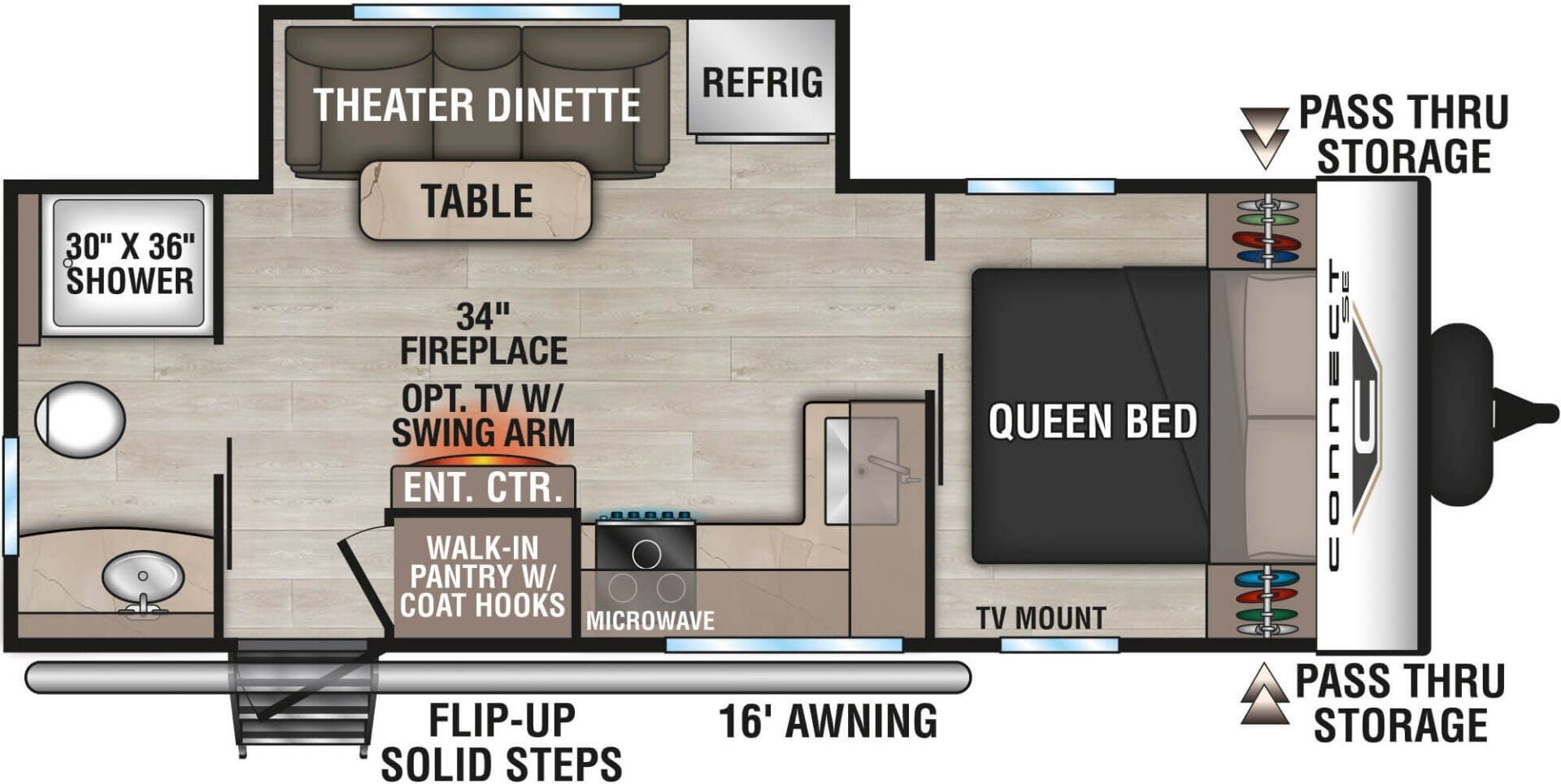2026 K-Z Connect SE 221RB - New Travel Trailer For Sale by McClain's RV Rockwall in Rockwall, Texas