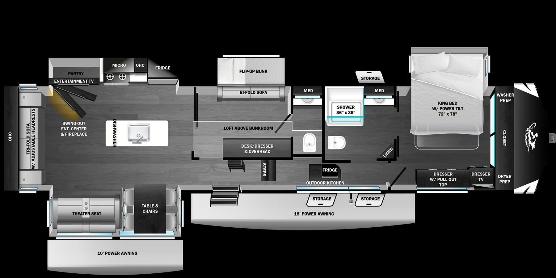 2026 Highland Ridge Open Range 3X 372MBH - New Fifth Wheel For Sale by McClain's RV Rockwall in Rockwall, Texas