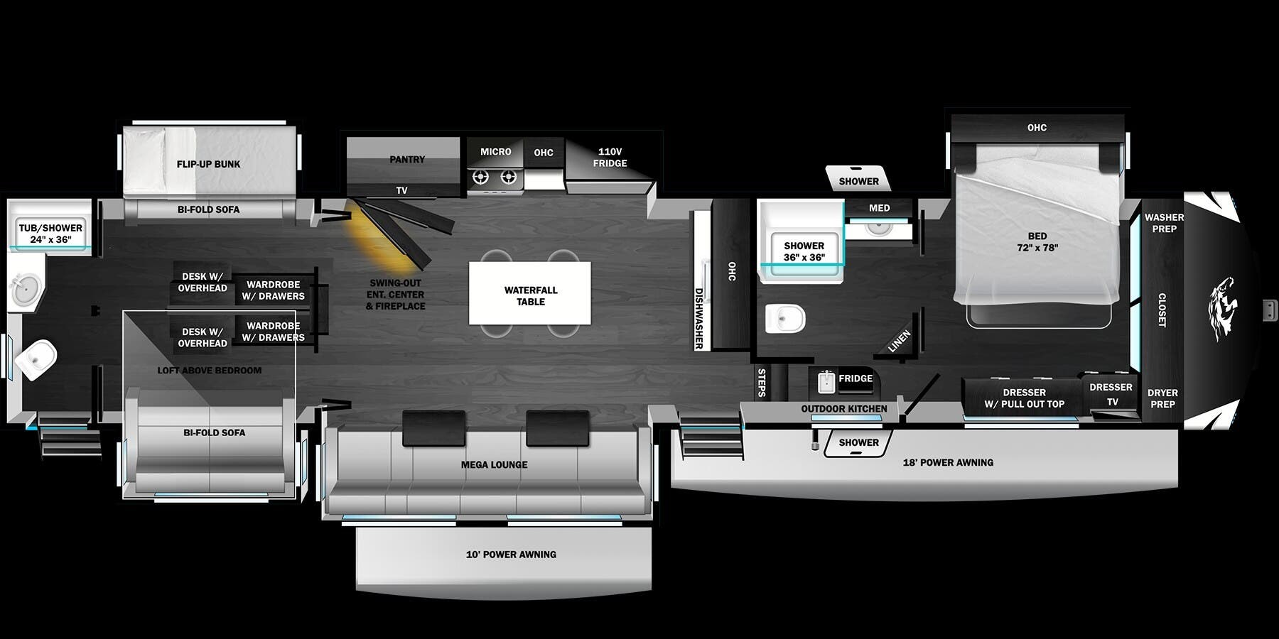 2026 Highland Ridge Open Range 3X 393TBR - New Fifth Wheel For Sale by McClain's RV Rockwall in Rockwall, Texas