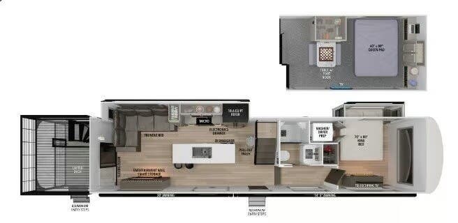 2026 Grand Design Foundation 42GD - New Travel Trailer For Sale by McClain's RV Rockwall in Rockwall, Texas