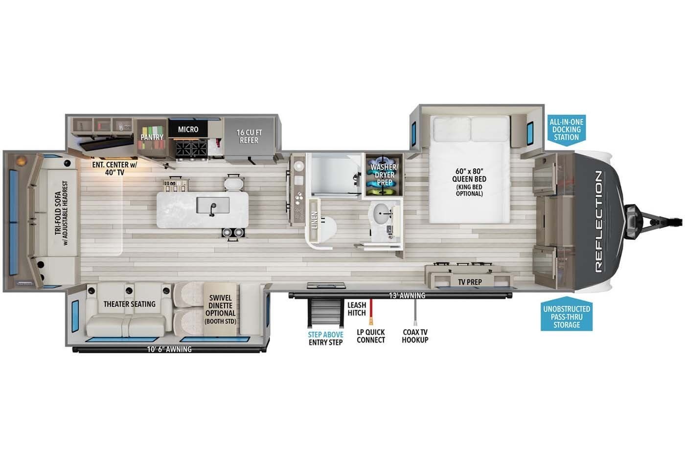 2026 Grand Design Reflection 345RLTS - New Travel Trailer For Sale by McClain's RV Rockwall in Rockwall, Texas