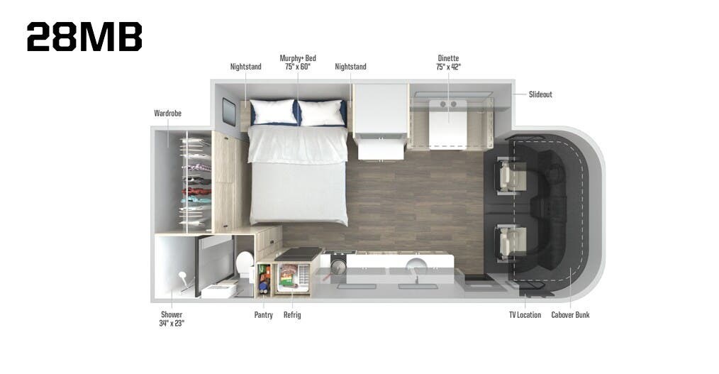 2026 Winnebago Sunflyer 28MB - New Class C For Sale by McClain's RV Rockwall in Rockwall, Texas