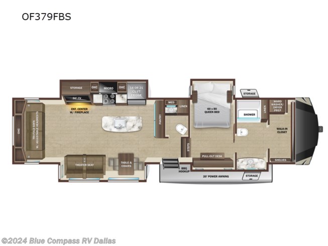 2022 Highland Ridge Open Range OF379FBS - New Fifth Wheel For Sale by ExploreUSA RV Supercenter - DALLAS, TX in Mesquite, Texas features Slideout