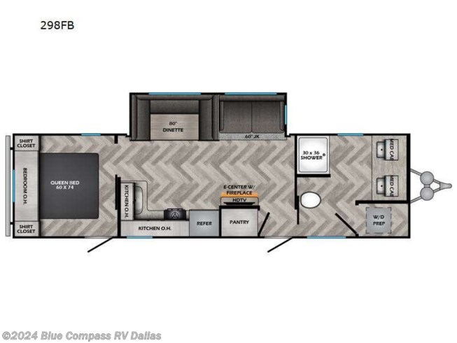 2024 CrossRoads Longhorn 298FB - New Travel Trailer For Sale by Blue Compass RV Dallas in Mesquite, Texas
