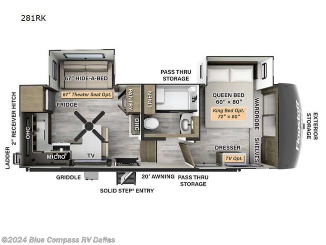 2024 Forest River Flagstaff Classic 281RK - New Fifth Wheel For Sale by Blue Compass RV Dallas in Mesquite, Texas