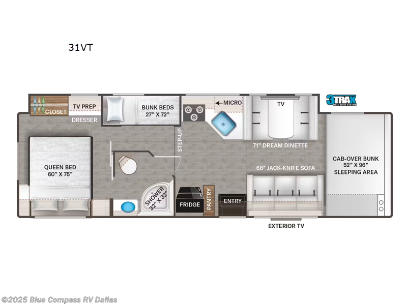 2026 Thor Motor Coach Geneva 31VT - New Class C For Sale by Blue Compass RV Dallas in Mesquite, Texas features Slideout