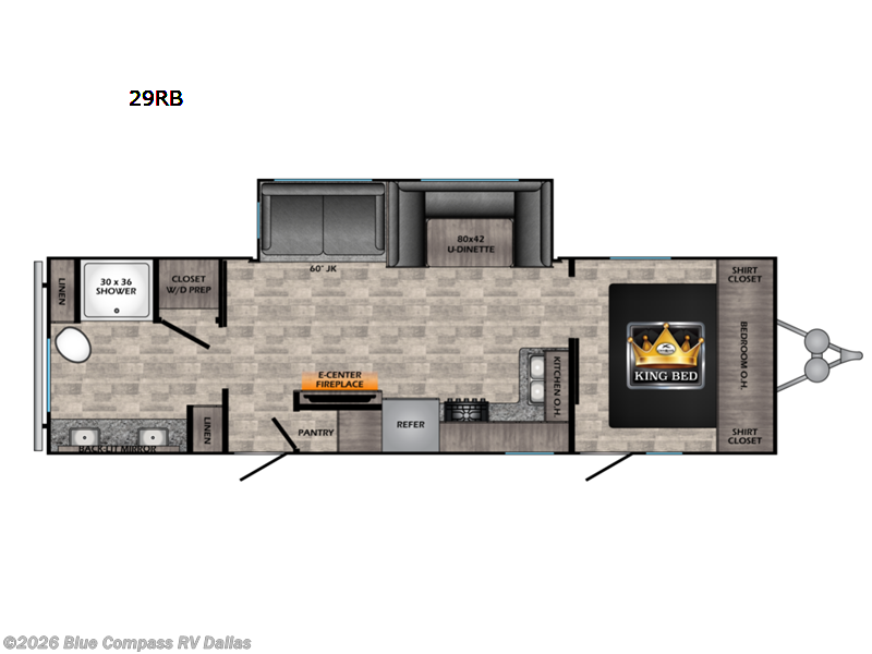 2024 CrossRoads Texan 29RB - Used Travel Trailer For Sale by Blue Compass RV Dallas in Mesquite, Texas features Slideout