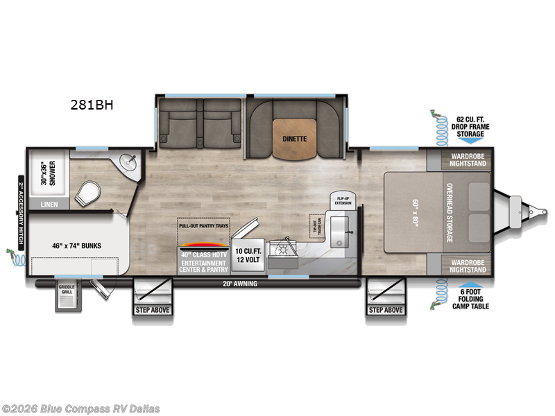 2026 Alliance RV Delta 281BH - New Travel Trailer For Sale by Blue Compass RV Dallas in Mesquite, Texas features Slideout