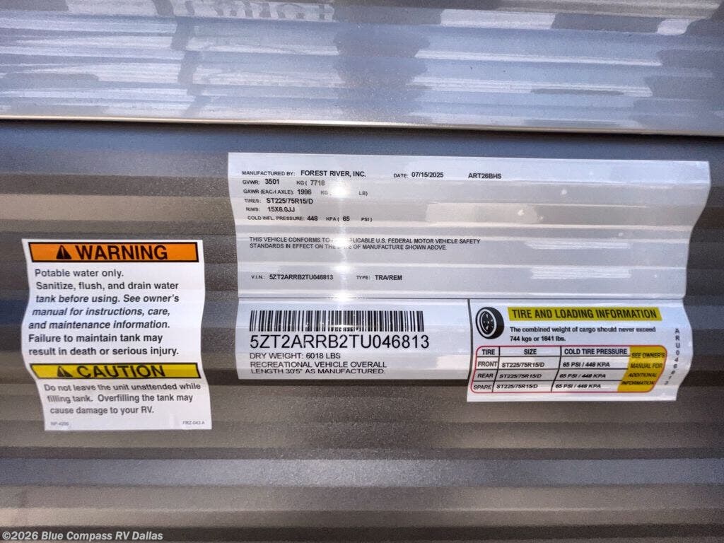 2026 Aurora Light 26BHS by Forest River from Blue Compass RV Dallas in Mesquite, Texas