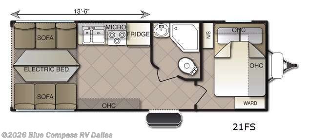 2017 Pacific Coachworks Blaze'n 22FS - Used Toy Hauler For Sale by Blue Compass RV Dallas in Mesquite, Texas