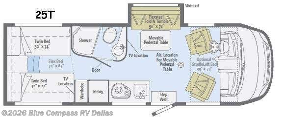 2017 Winnebago Via 25T - Used Class A For Sale by Blue Compass RV Dallas in Mesquite, Texas features Slideout