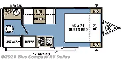2022 Coachmen Viking 17FQ - Used Travel Trailer For Sale by Blue Compass RV Dallas in Mesquite, Texas