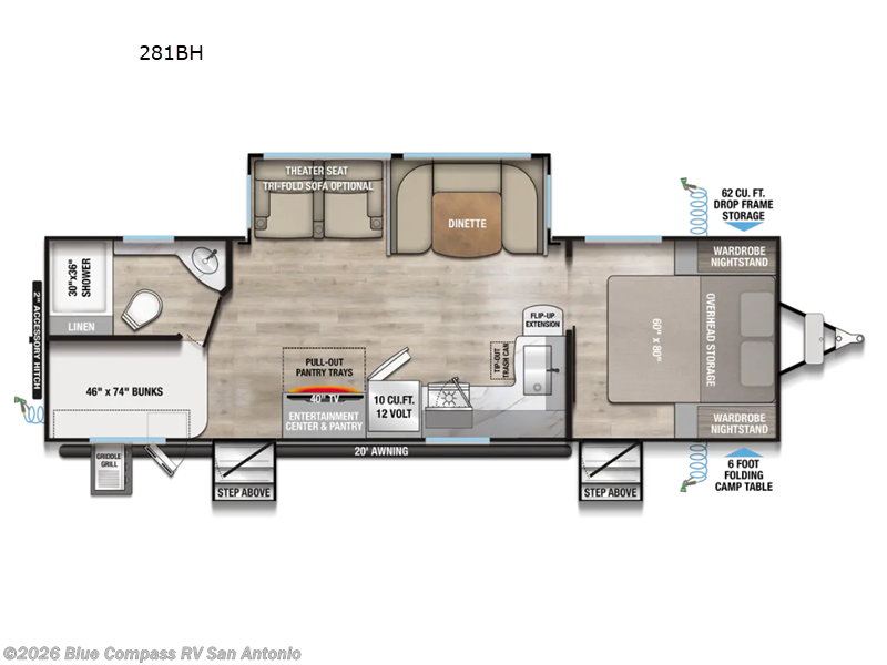 2027 Alliance RV Delta 281BH - New Travel Trailer For Sale by Blue Compass RV San Antonio in San Antonio, Texas features Slideout
