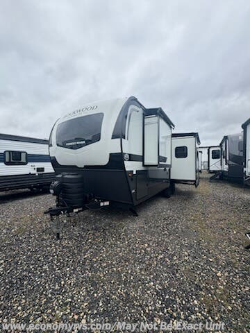 2026 Forest River Rockwood Mini Lite 2515S - New Travel Trailer For Sale by Economy RVS, LLC in Mechanicsville, Maryland features Fire Extinguisher, Microwave, Hitch, Stabilizer Jacks, LP Detector