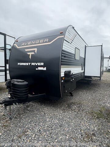 2026 Prime Time Avenger 30PO - New Travel Trailer For Sale by Economy RVS, LLC in Mechanicsville, Maryland features Microwave, Slideout, Air Conditioning, Smoke Detector, Refrigerator (12V)