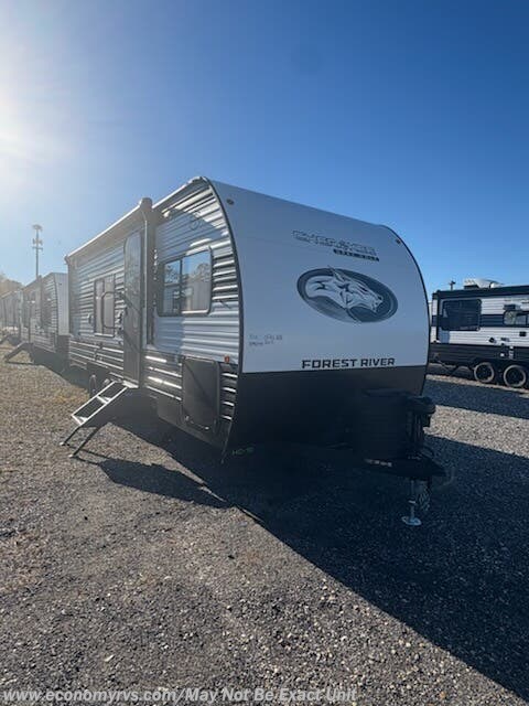 2026 Forest River Cherokee Grey Wolf 22CE - New Travel Trailer For Sale by Economy RVS, LLC in Mechanicsville, Maryland features Stabilizer Jacks, Power Awning, Microwave, CO Detector, Converter
