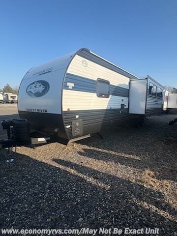 2026 Forest River Cherokee Grey Wolf 29NM - New Travel Trailer For Sale by Economy RVS, LLC in Mechanicsville, Maryland features Smoke Detector, Stove Top Burner, Tankless Demand Gas Water Heater, Awning, Bunk Beds