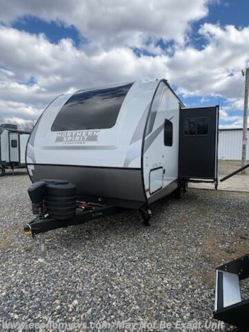2026 Coachmen Northern Spirit 2353RB - New Travel Trailer For Sale by Economy RVS, LLC in Mechanicsville, Maryland features Furnace, Skylight, Queen Bed, Water Heater, Black Tank Flush