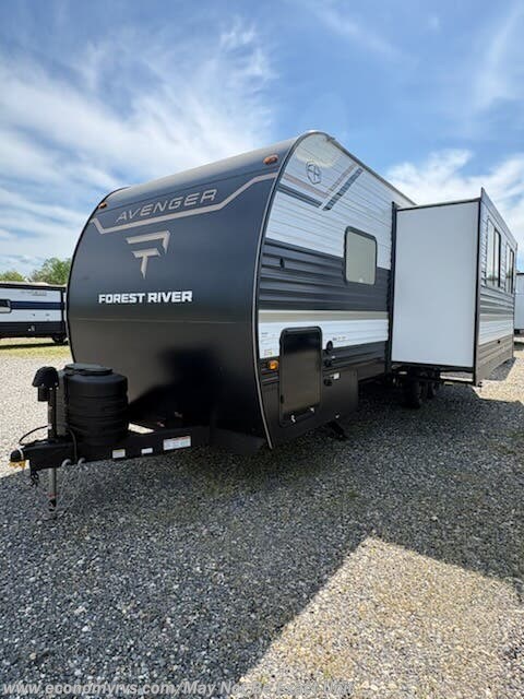 2026 Prime Time Avenger 25RBS - New Travel Trailer For Sale by Economy RVS, LLC in Mechanicsville, Maryland features Slideout, Screen Door, 50 Amp Service, Toilet, Refrigerator (12V)