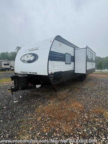 2026 Forest River Cherokee Grey Wolf 26KF - New Travel Trailer For Sale by Economy RVS, LLC in Mechanicsville, Maryland features Stove Top Burner, Refrigerator (12V), Bunk Beds, Power Hitch Jack, Air Conditioning