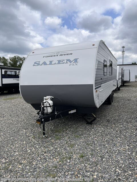2026 Forest River Salem FSX 266BHLE - New Travel Trailer For Sale by Economy RVS, LLC in Mechanicsville, Maryland features LP Detector, Bunk Beds, Air Conditioning, Power Awning, Smoke Detector