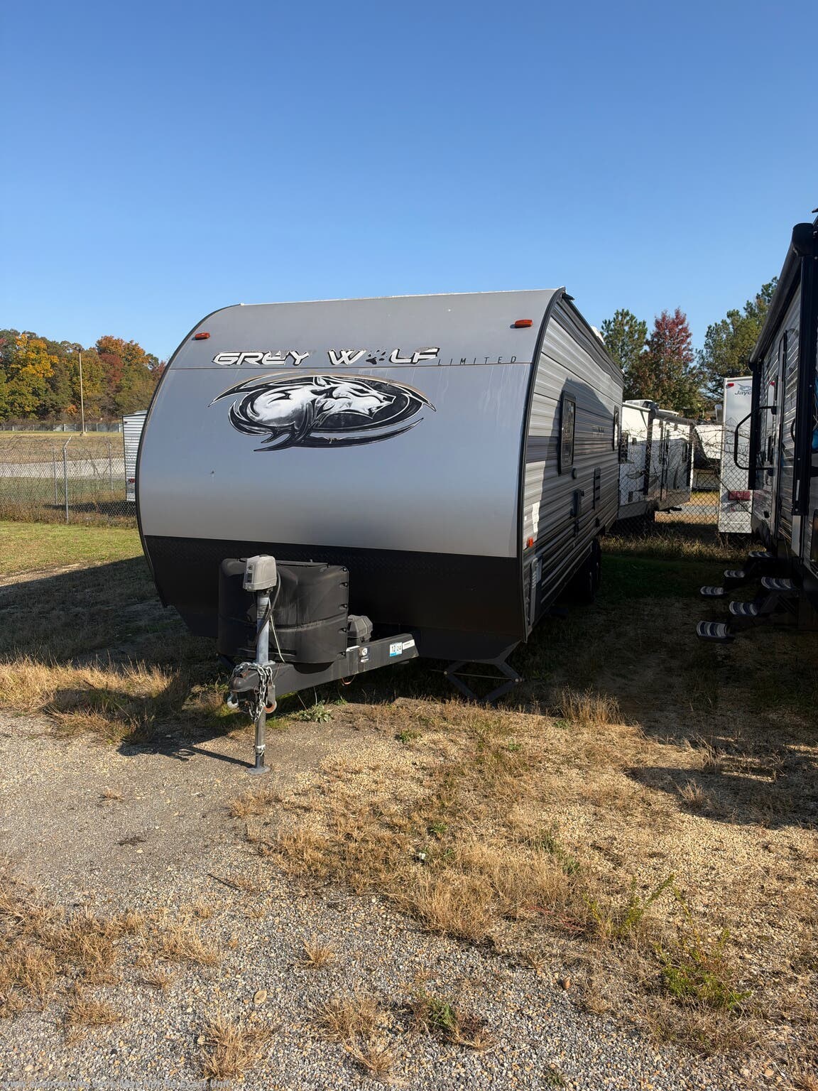 2020 Forest River Cherokee Grey Wolf 22RR - Used Toy Hauler For Sale by Economy RVS, LLC in Mechanicsville, Maryland features Shower, Furnace, Air Conditioning, Ramp, CO Detector