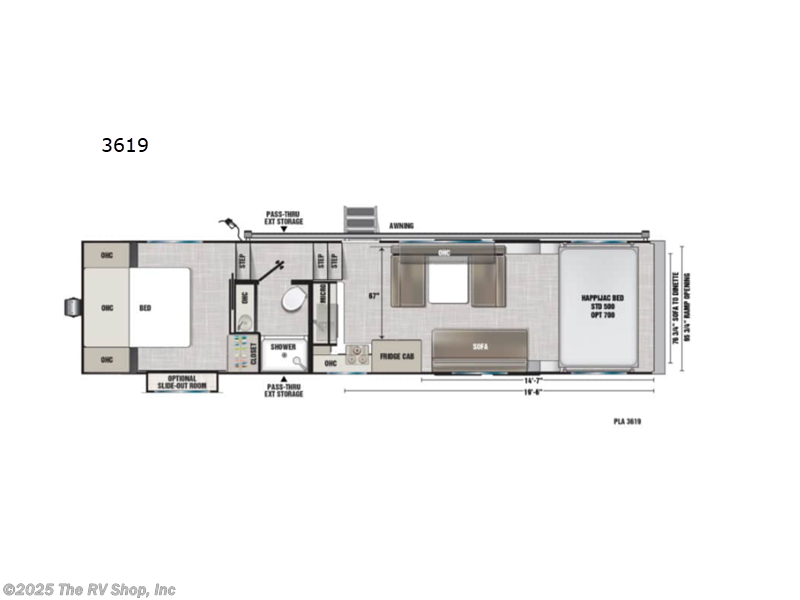 2024 ATC Trailers PLA 3619 RV for Sale in Baton Rouge, LA 70819