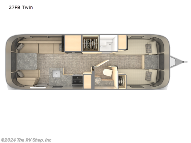 2024 Airstream Flying Cloud 27FB Twin - New Travel Trailer For Sale by The RV Shop, Inc in Baton Rouge, Louisiana