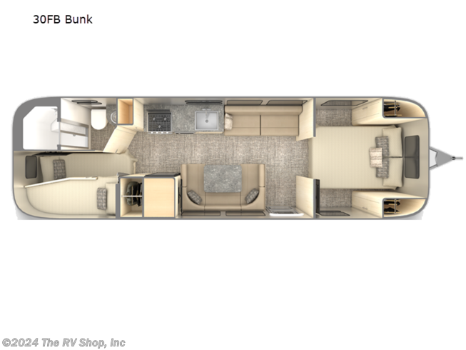 2024 Airstream Flying Cloud 30FB Bunk - New Travel Trailer For Sale by The RV Shop, Inc in Baton Rouge, Louisiana