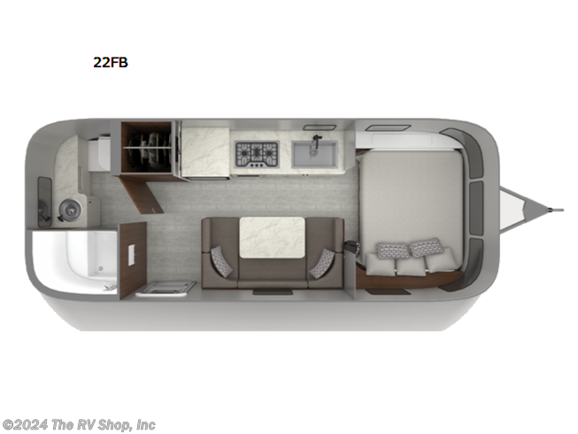 2024 Airstream Caravel 22FB - New Travel Trailer For Sale by The RV Shop, Inc in Baton Rouge, Louisiana