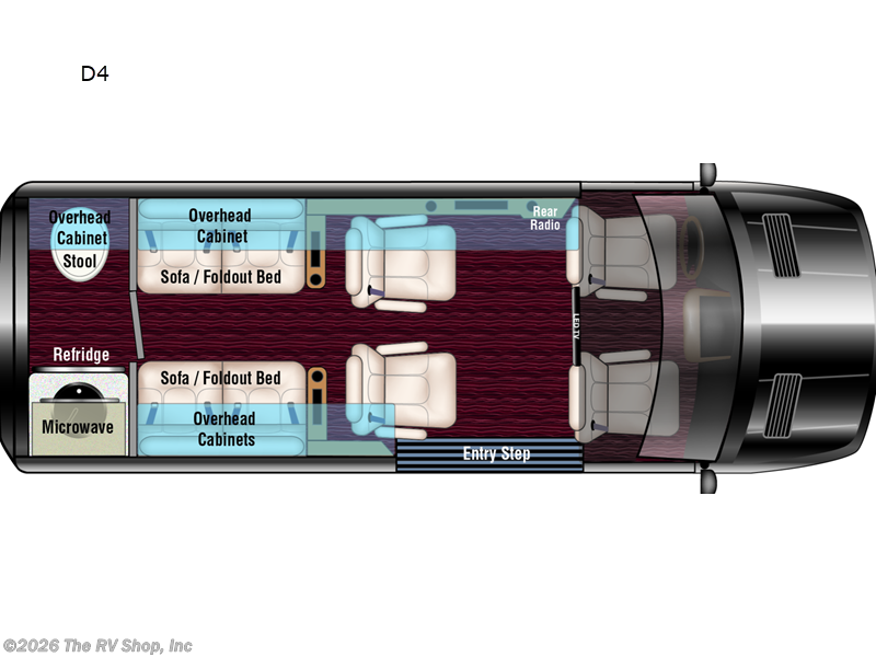 2025 Midwest Luxe Cruiser D4 - New Class B For Sale by The RV Shop, Inc in Baton Rouge, Louisiana