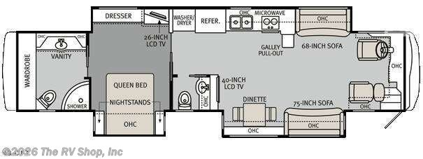 2011 Monaco RV Camelot 43DFT - Used Class A For Sale by The RV Shop, Inc in Baton Rouge, Louisiana features Slideout