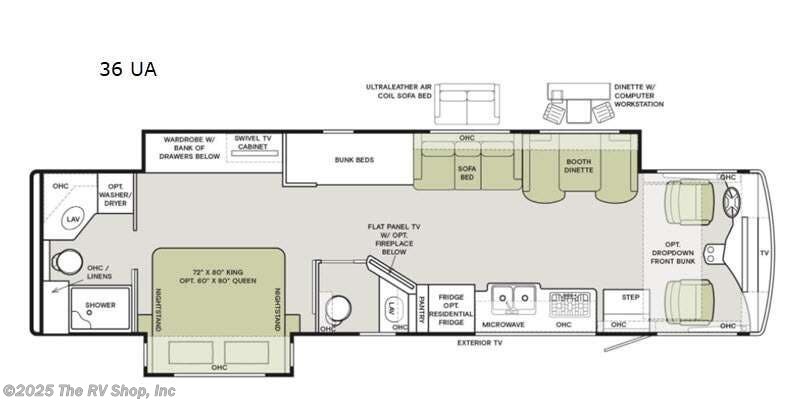 2021 Tiffin Open Road Allegro 36 UA - Used Class A For Sale by The RV Shop, Inc in Baton Rouge, Louisiana features Slideout