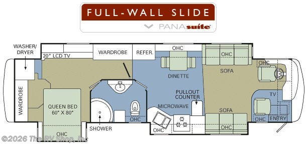 2007 Holiday Rambler Endeavor 40 SFT - Used Class A For Sale by The RV Shop, Inc in Baton Rouge, Louisiana features Slideout