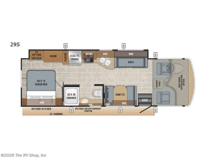 2019 Jayco Alante 29S - Used Class A For Sale by The RV Shop, Inc in Baton Rouge, Louisiana features Slideout
